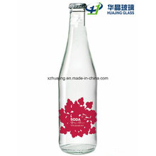 200ml- 750ml Flint Clear Glass Soda Water Bottle with Crown Cap